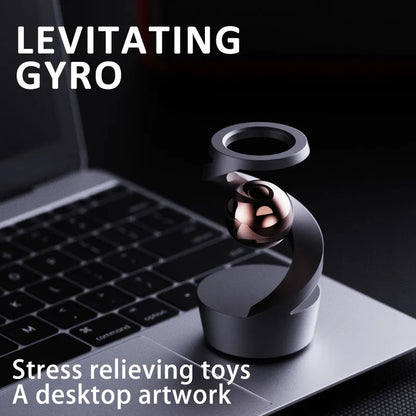 Manyetik Havada Dönen Gyro – Stres Giderici & Odak Artırıcı Masa Ürünü (Fidget Spinner) - Mağazam